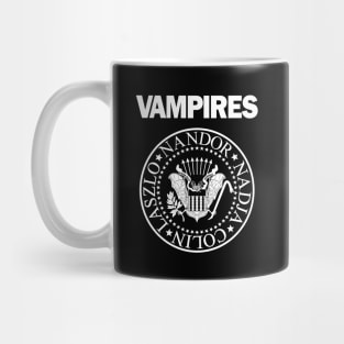 Shadows Band Vampire Bat Retro 80's Punk Band Logo Parody Mug